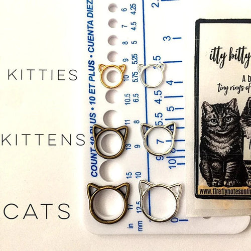 Firefly Notes ~ Cat Stitch Markers